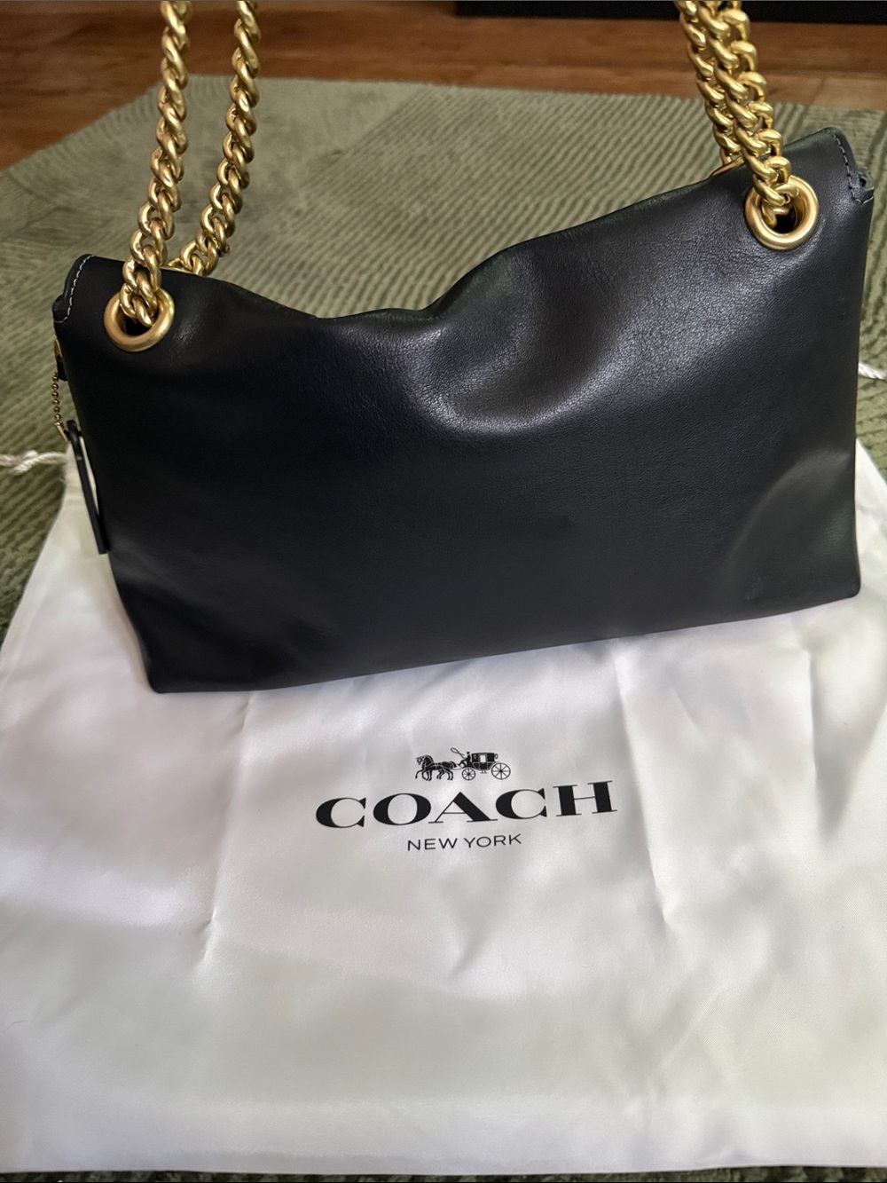 Coach Chain Chelsea 30 in Black - Picture 5 of 12